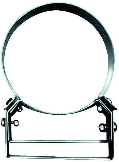 Wandhalter mit Abstandshalter für einwandiges Rohr Ø 150mm