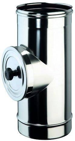 Reinigungsel. mit Deckel, druckdicht, einwand. Rohr Ø 350mm