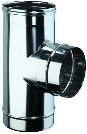 T-Stück 90° für einwandiges Rohr Ø 350mm